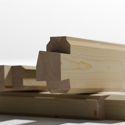 Matériau rondin de sapin cabine sauna extérieur Hetki Lepo