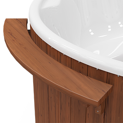 Bain nordique avec porte-gobelets
