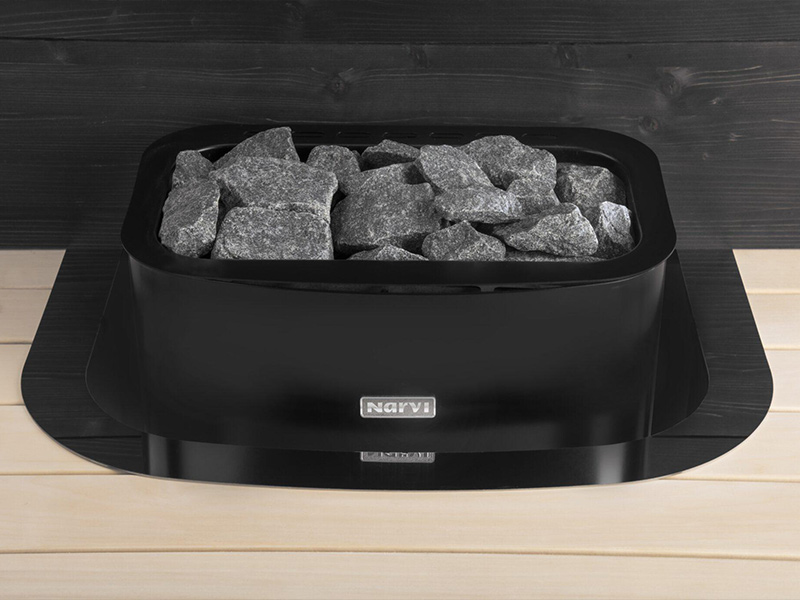 Poêle de sauna électrique encastré